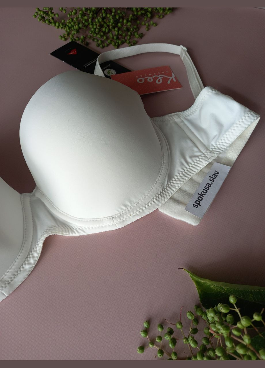 Белый гладкий лиф 70д клео helena 210.03 антично Kleo полиамид