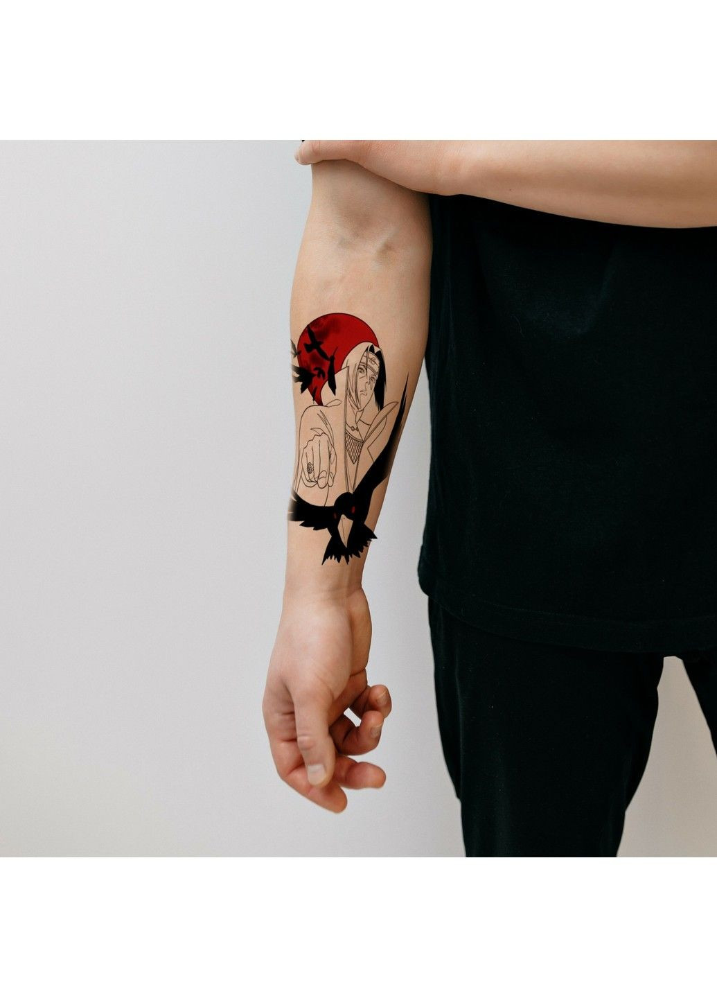 Тату "Наруто с вороном" Tattooshka (304292283)