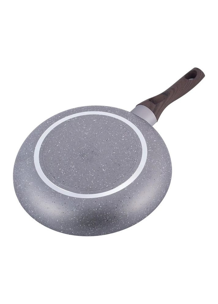 Сковорода 28 см алюминиевая антипригарным покрытием серый мрамор 4114 Kamille (282720779)