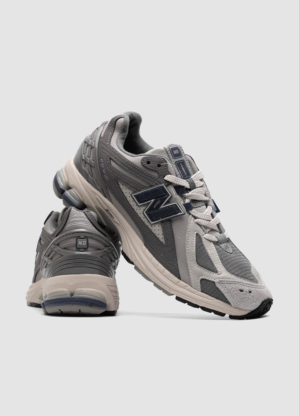 Серые демисезонные кроссовки мужские No Brand