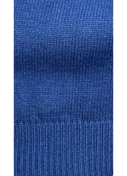 Синій демісезонний жіночий віскозний светр, бирюзовий, (арт. 326т) No Brand