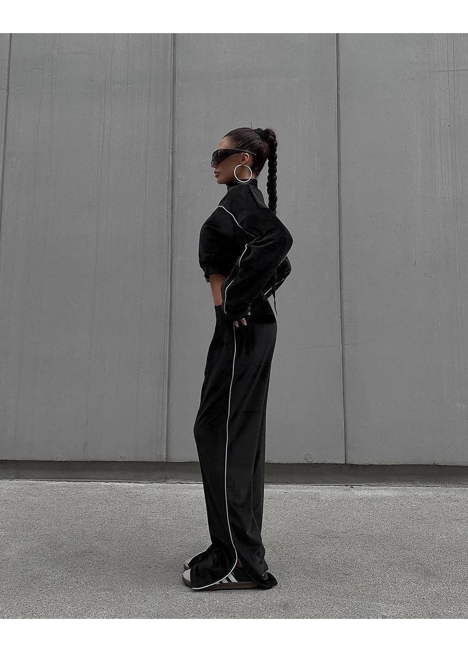 Жіночий костюм із велюру — трендовий вибір сезону No Brand (362588406)