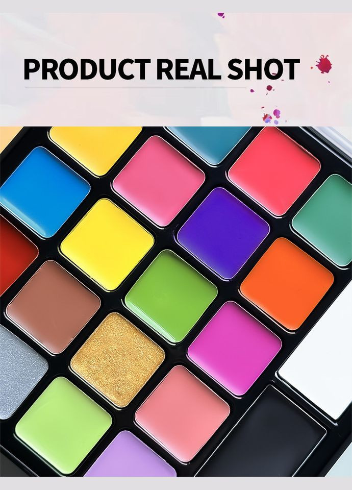 Олійна фарба 22 кольори бодіарт для обличчя Veronni (317050604)