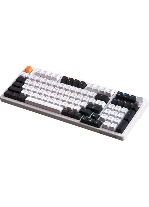 Клавіатура (MK170W) GAMEPRO MK170W Hot-Swap Red Swich RGB USB UA White (316223096)