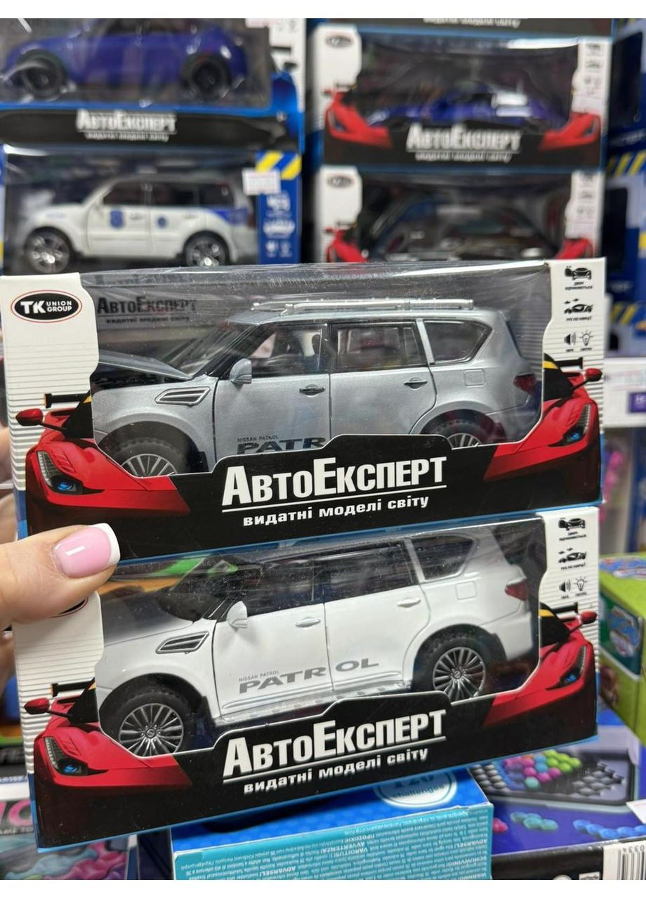 Машинка нісан патрол Nissan Patrol 50915 "Авто Експерт" 2 види, металопластик, 1:32, звук, світло, інерція АВТОПРОМ (368830900)