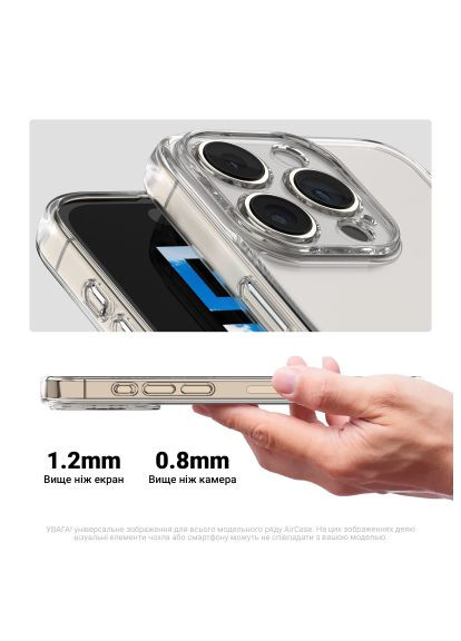 Чохол до мобільного телефона (ARM76264) ArmorStandart Air Apple iPhone 16e Camera cover Clear (366071784)