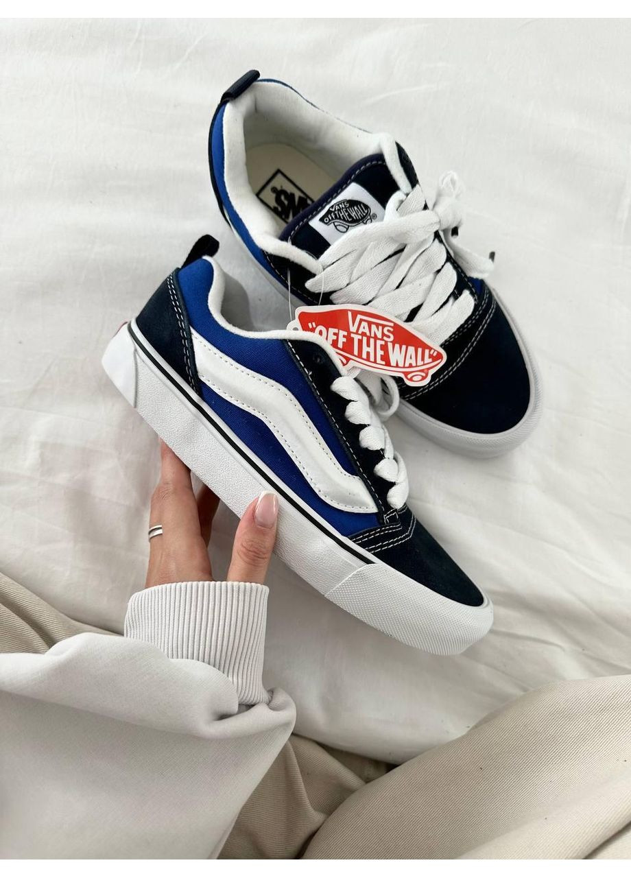 КЕДИ ЖІНОЧІ VANS KNU SKOOL NAVY BLUE ВАНС КНУ СКУЛ No Brand білі демісезони (368861741)