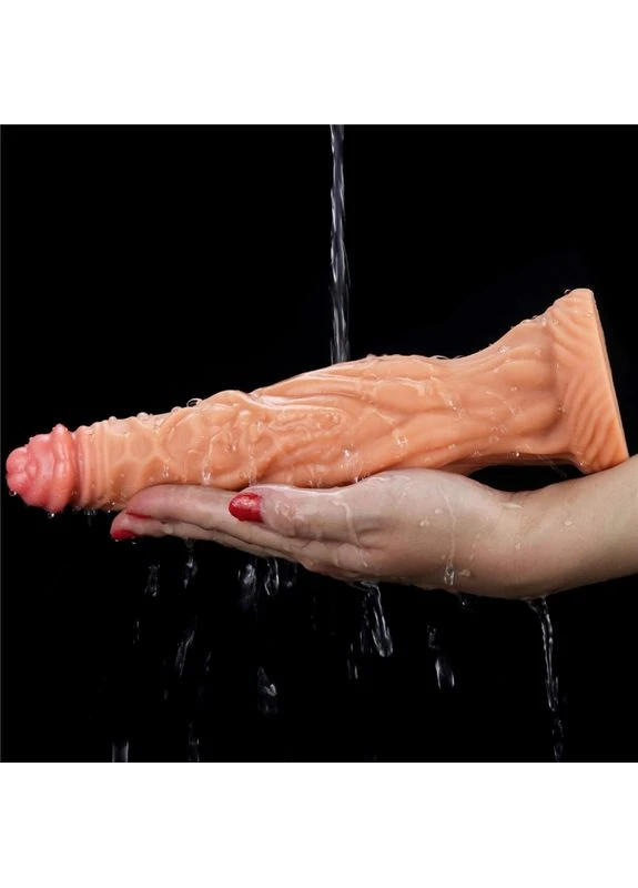 Жылистый фаллоимитатор Dual layered Platinum Silicone Cock 9.5 Lovetoy (381045500)
