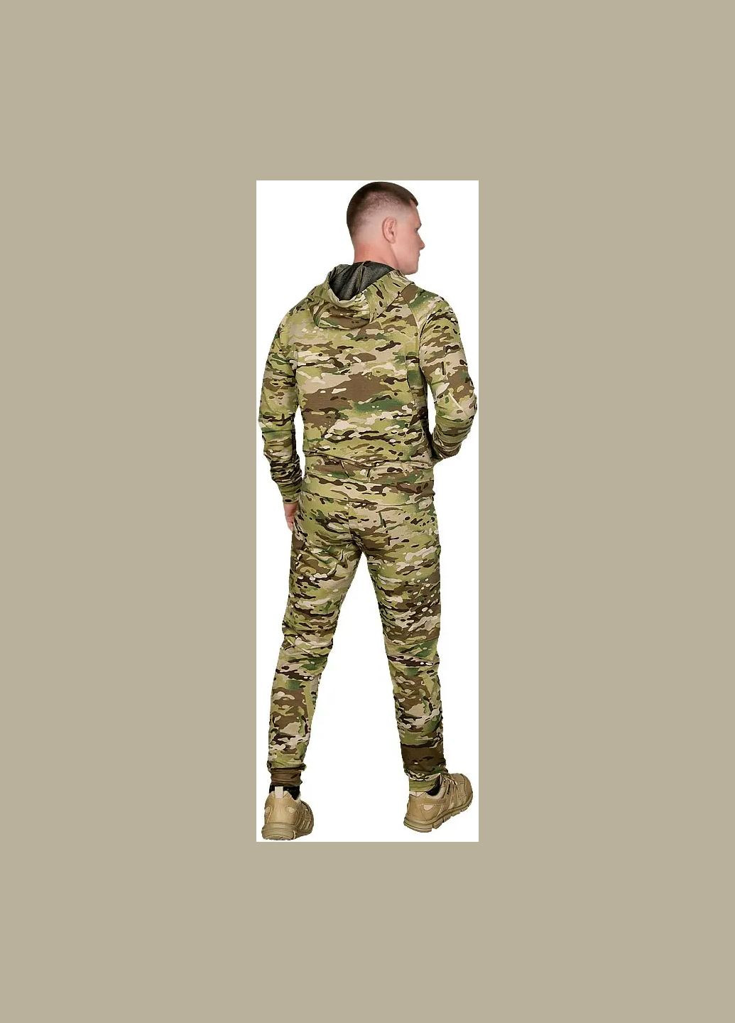 Комбинированный демисезонный костюм basic zip ulticam Camotec