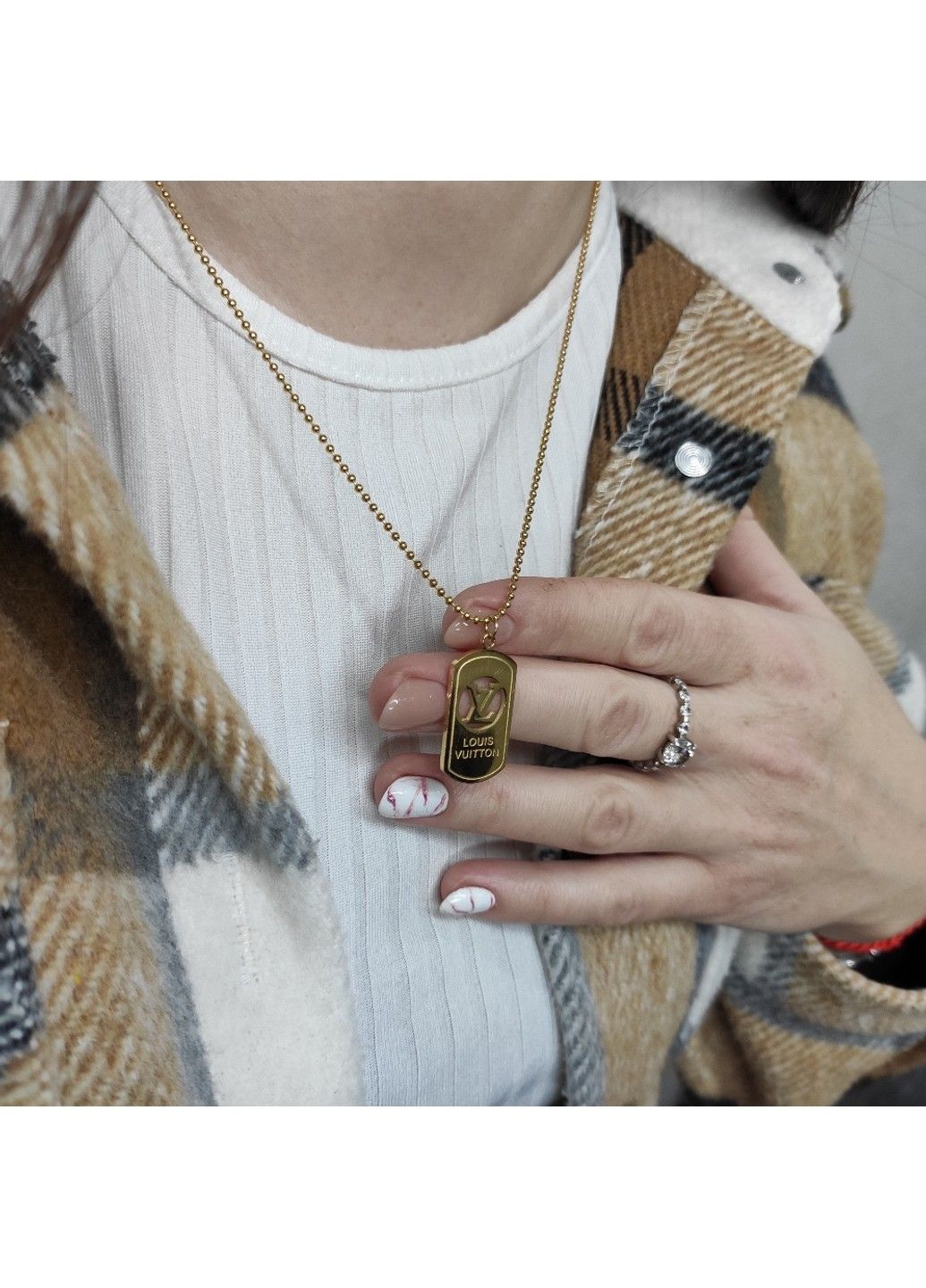 Женская подвеска с позолотой из медицинской стали PSw-121 No Brand (299340351)