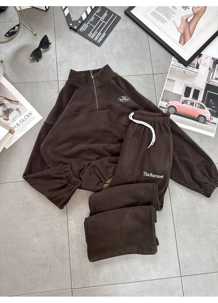 Спортивный костюм оверсайз флисовый качественный Nositi (368541046)