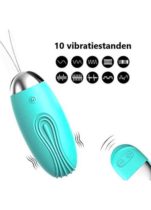 Яркое виброяйцо USB бирюзовый – Вибраторы Lilo (298481102)