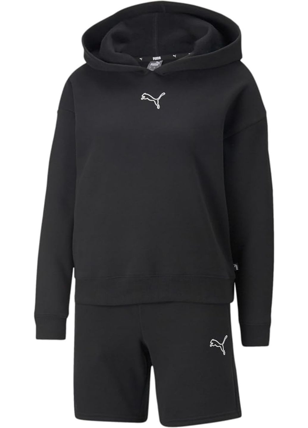 Женский черный спортивный костюм Loungewear Shorts Suit. Оригинал Puma (289479551)