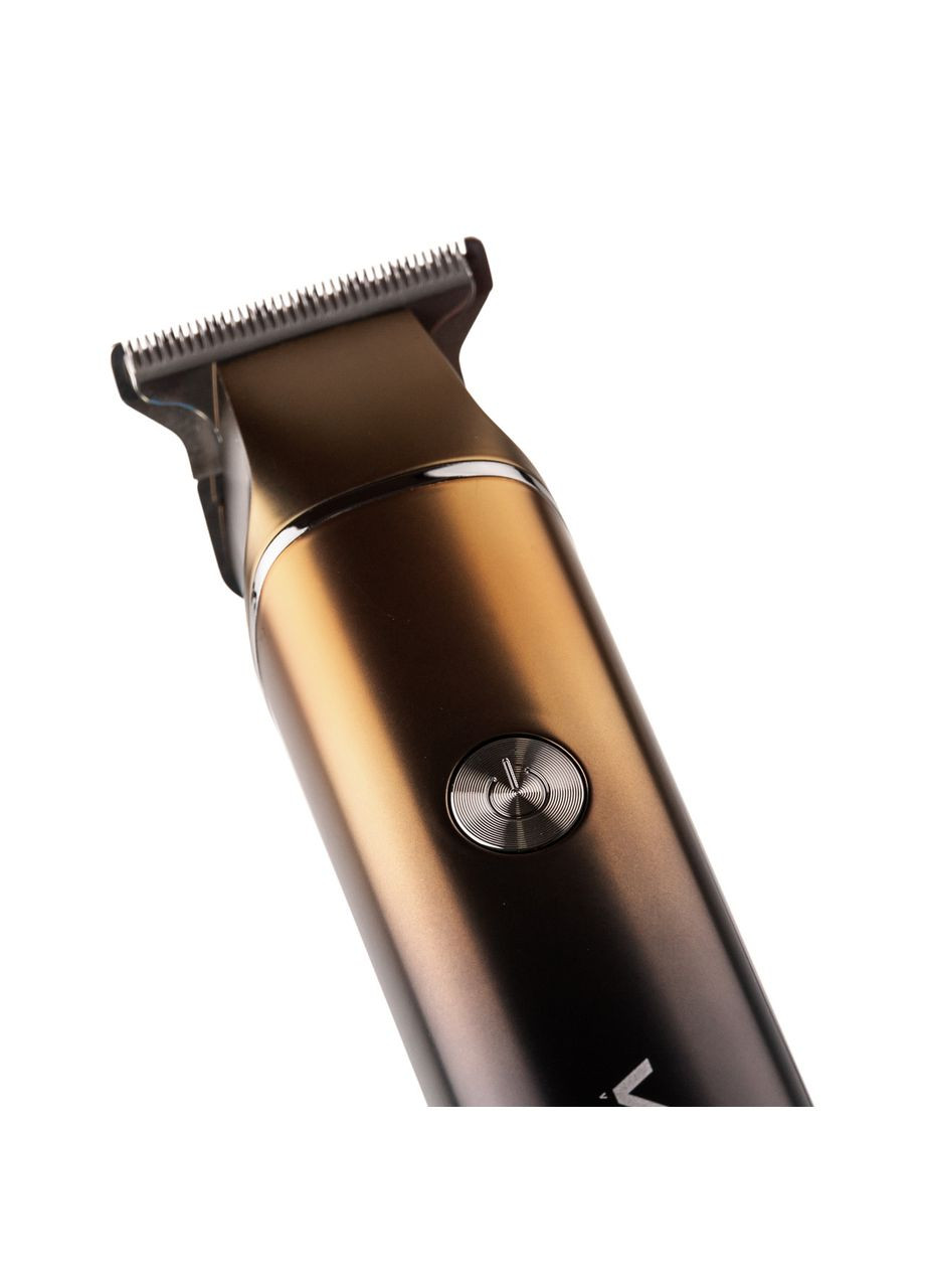 Тример для стрижки V-986 з насадками та USB, золото VGR (351432024)