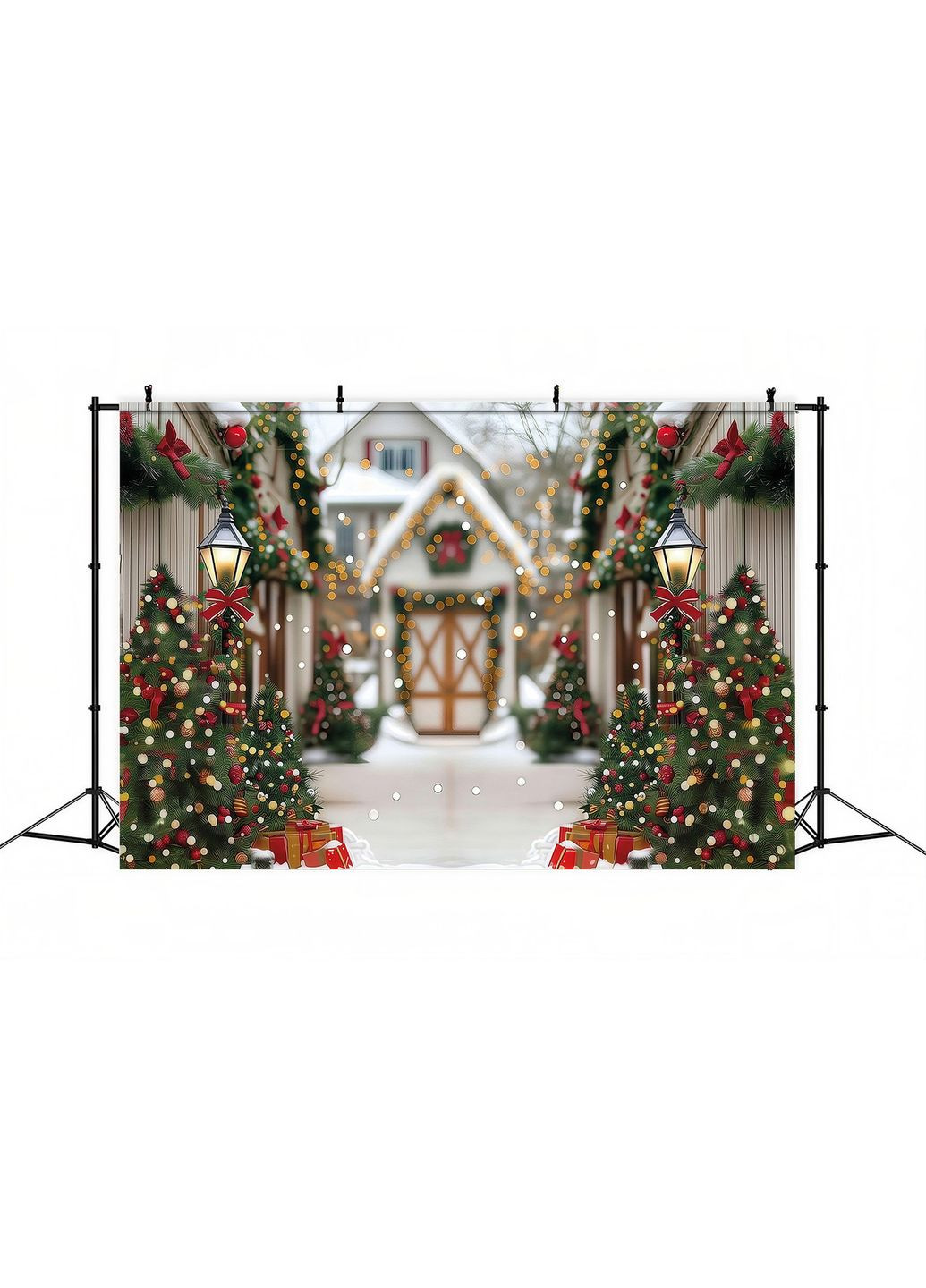 Фотозона Пряникова хатинка з ліхтарем – №46612 Vinylpex (369930259)