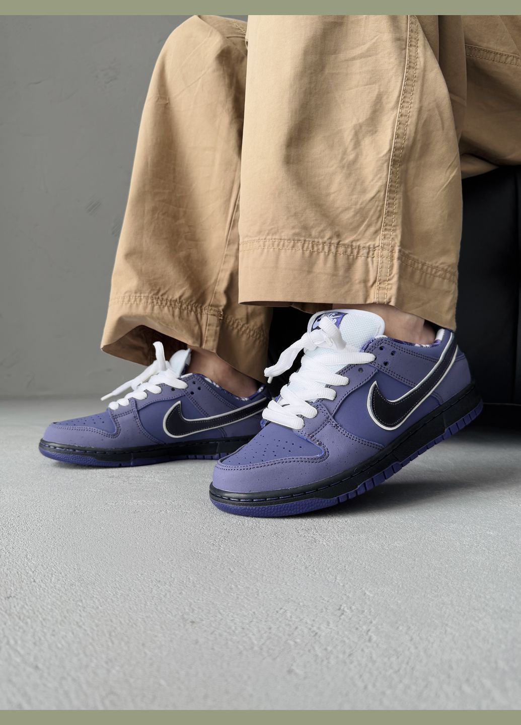 Кроссовки женские и мужские Nike SB Dunk Low Purple Lobster | Найк СБ Данк фиолетовые No Brand фиолетовые демисезоны (339775740)
