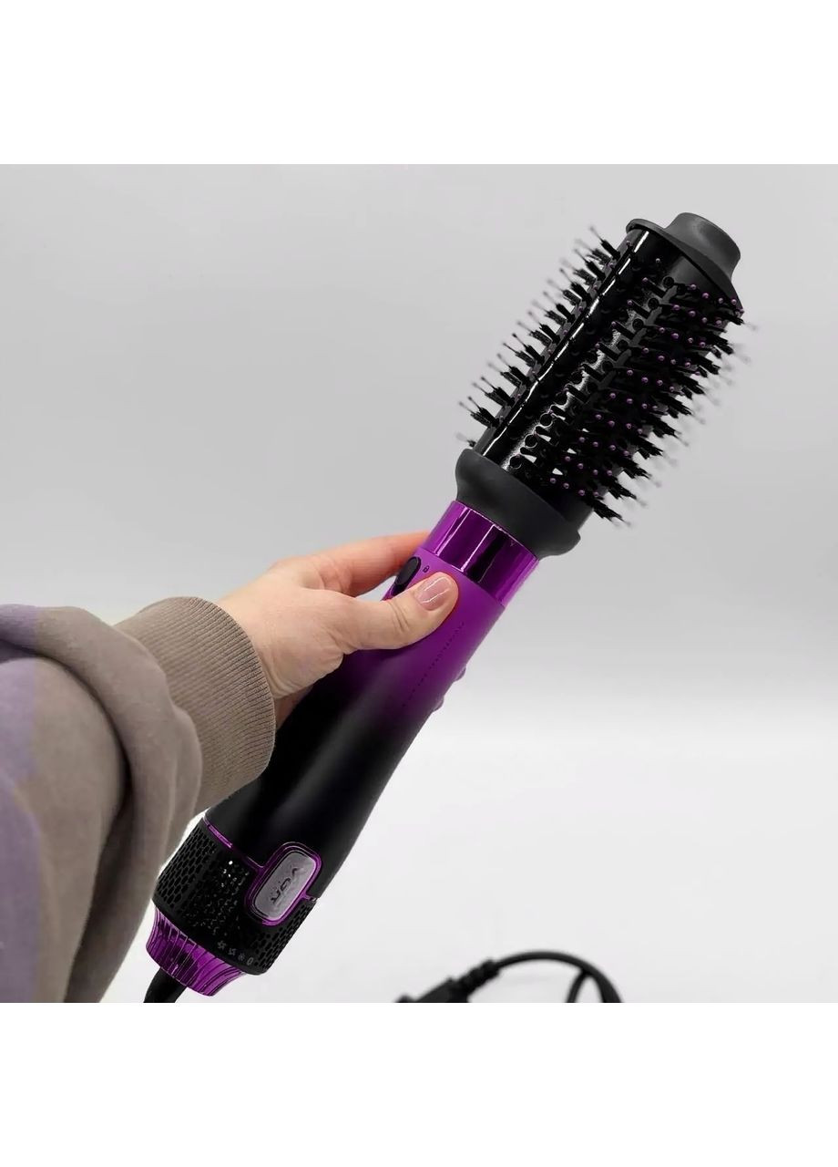 Фен-щетка многофункциональная 4 в 1 стайлер щетка круглая овальная диффузор концентратор 3 режима ионизация (V297) VGR (361161928)