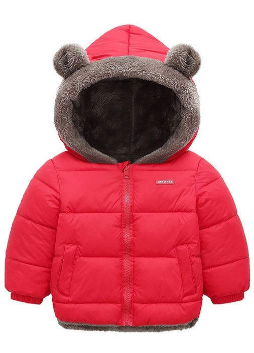 Червона демісезонна куртка для хлопчика HAOJIEKIDS