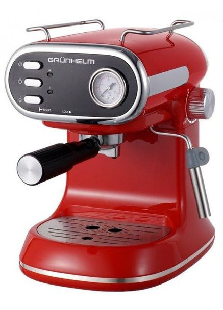 Кавоварка GEC09 15 бар з трубкою-капучинатором Grunhelm (297331924)