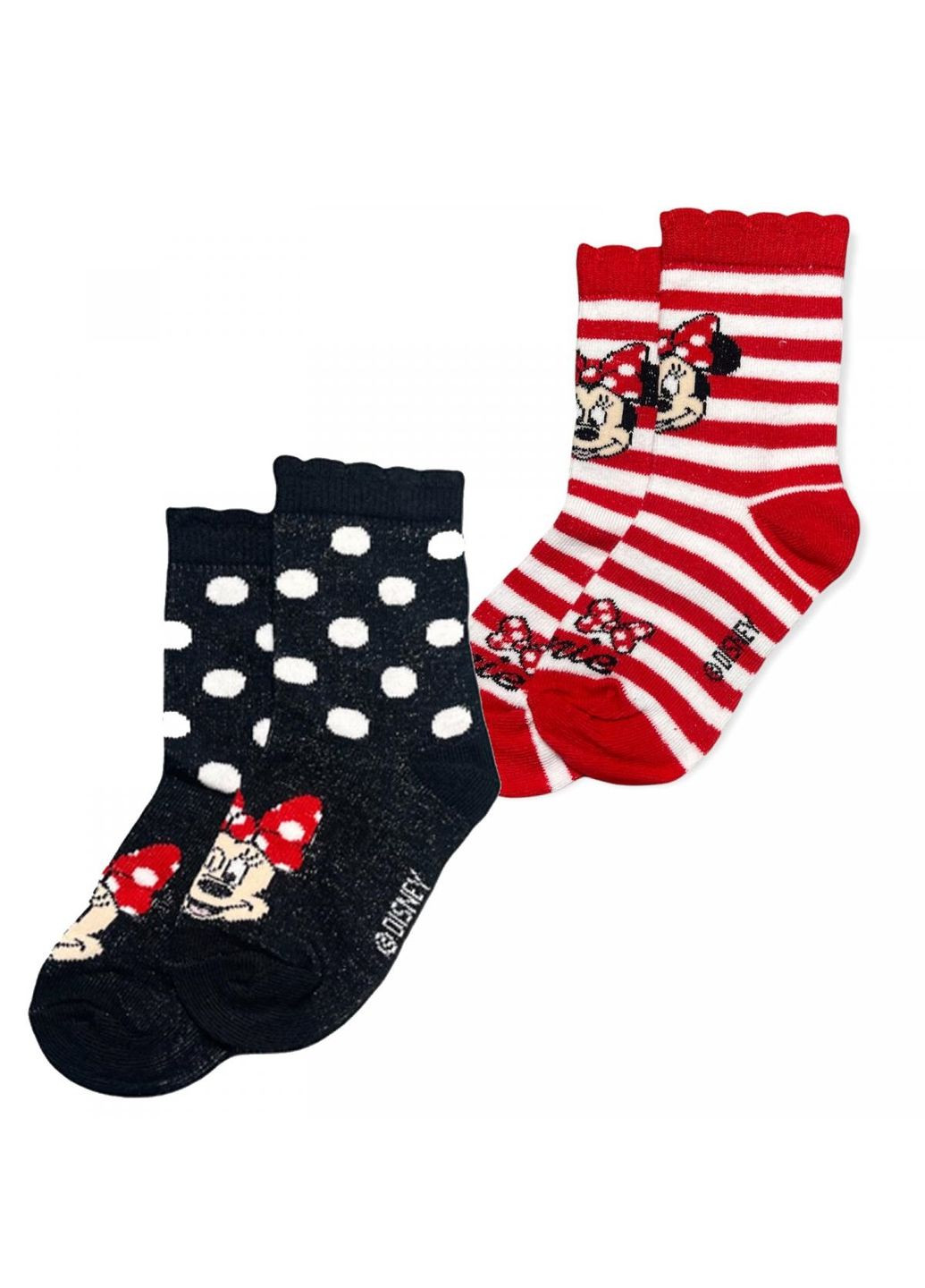 Носки 2 шт. Minnie Mouse (Минни Маус) MF52348763 EU Disney шкарпетки 2 шт. (292142634)