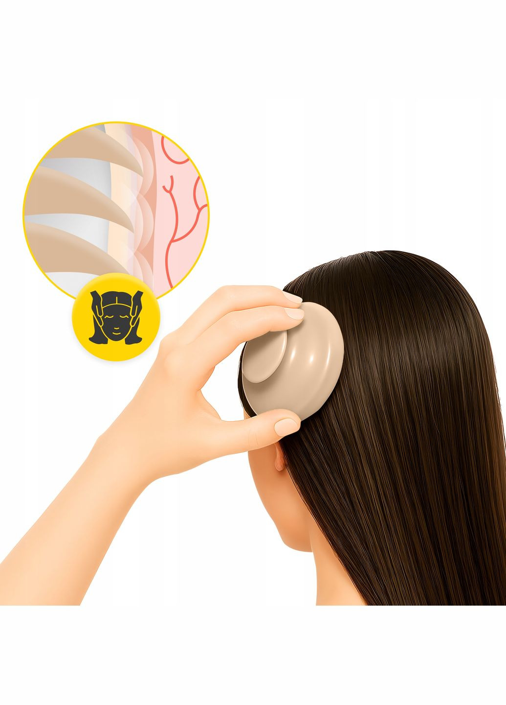 Щетка-массажер для мытья головы Biege () 4FIZJO P-5907739315182 (275095768)