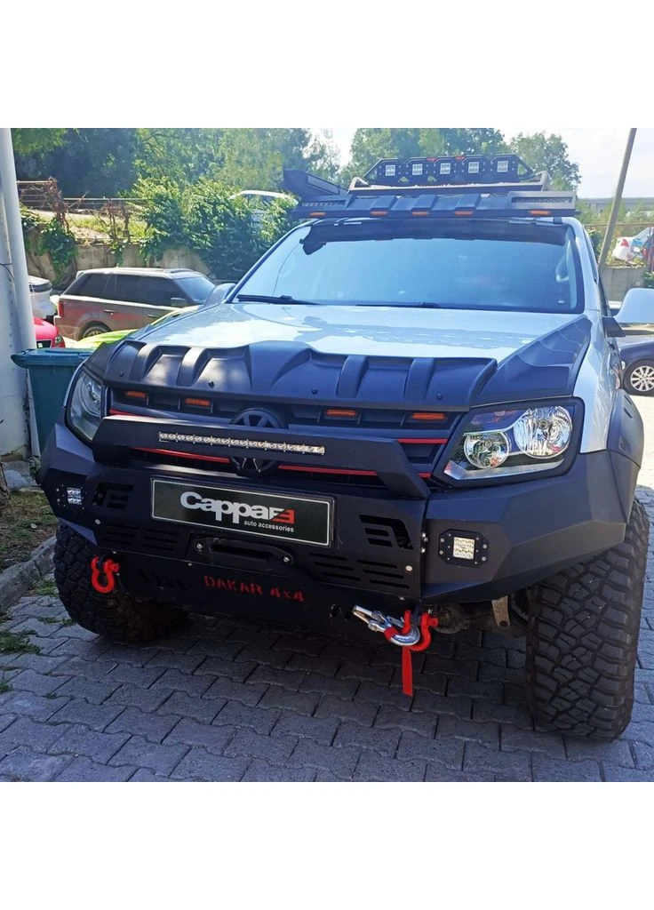 Комплект накладок на капот (3 шт) для Volkswagen Amarok 2010-2022 гг Dragon (390089891)
