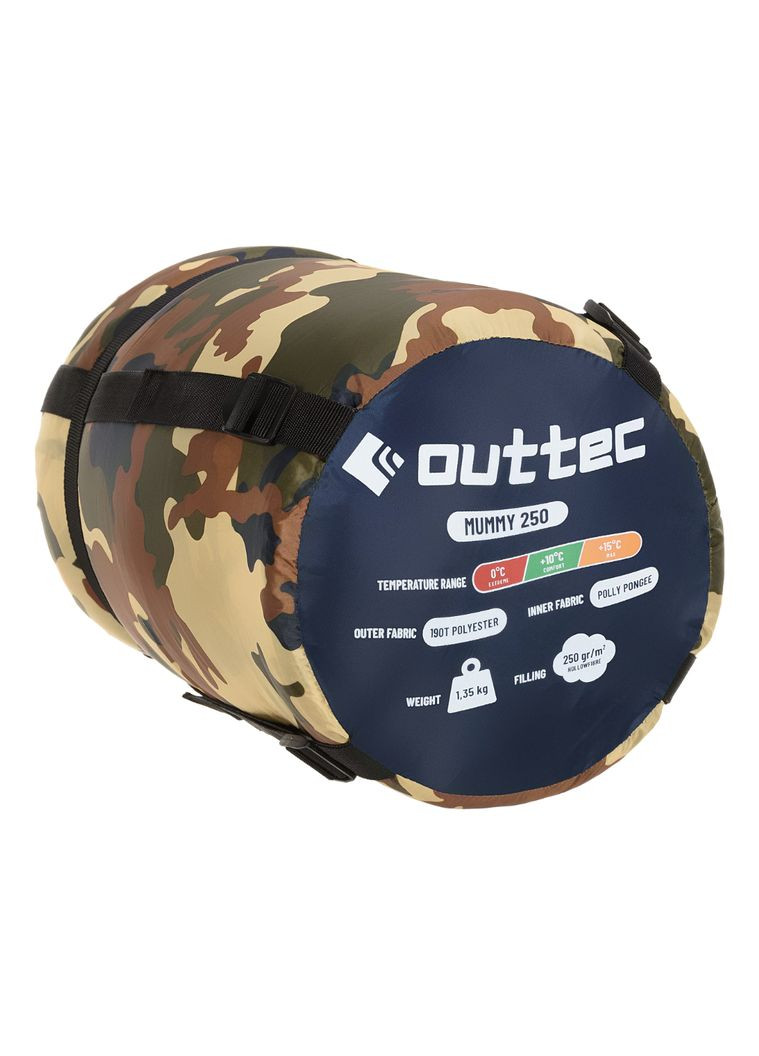 Спальный мешок кокон Mummy демисезон камуфляж Outtec (361952203)