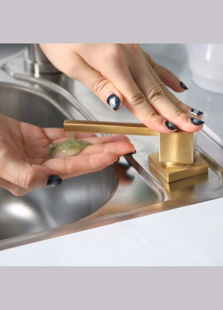 Дозатор для кухонной мойки врезной DTG-300 + трубка Nett (336939084)