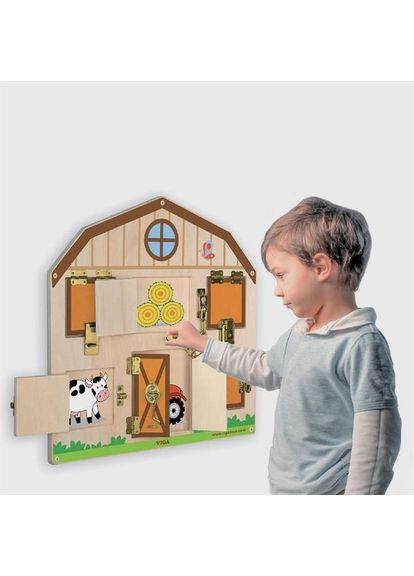 Бізіборд Будиночок на фермі () Viga Toys 51627FSC (367583803)