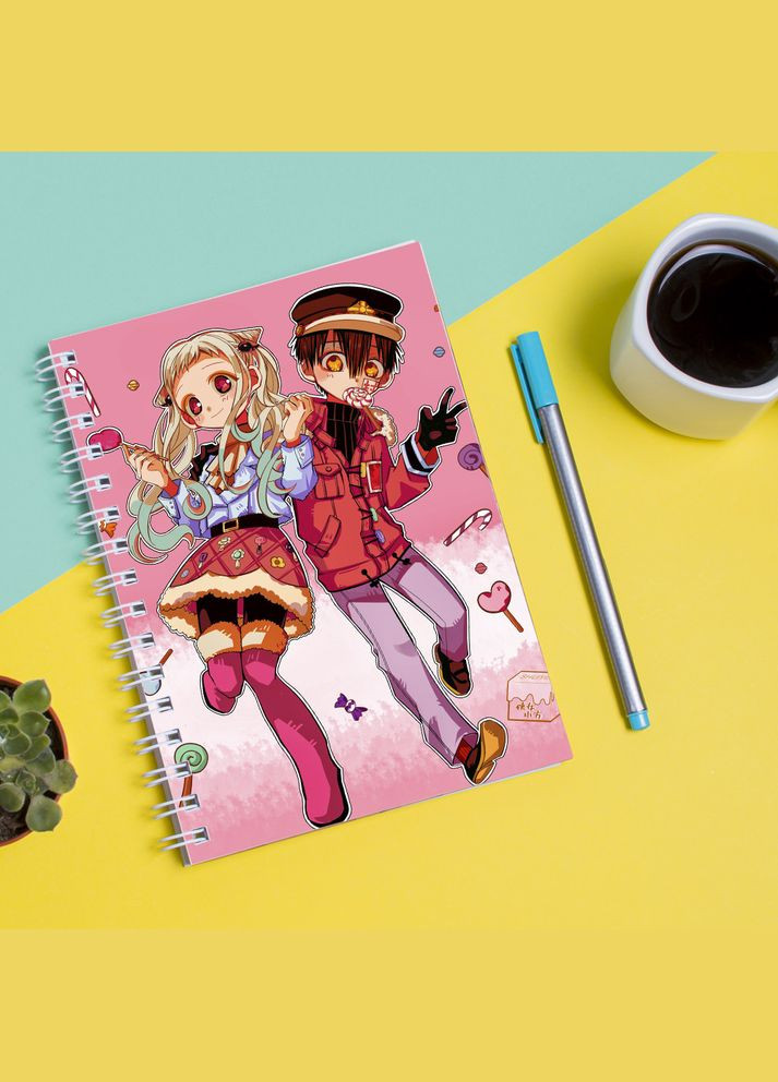 Скетчбук Sketchbook для малювання із принтом Jibaku Shounen Hanako-kun Туалетний хлопчик Ханако 14 А3 Кавун блокнот для малювання (316132697)