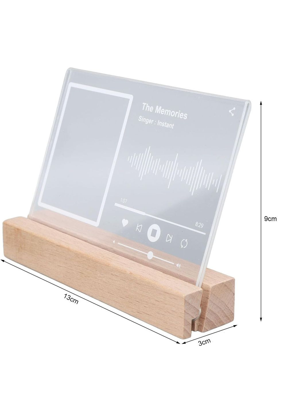 Фоторамка светодиодная Music Player для Instax Mini 12, 11, Evo, 40, 90, 9, LiPlay и принтеров SP-1, Fujifilm (366027115)