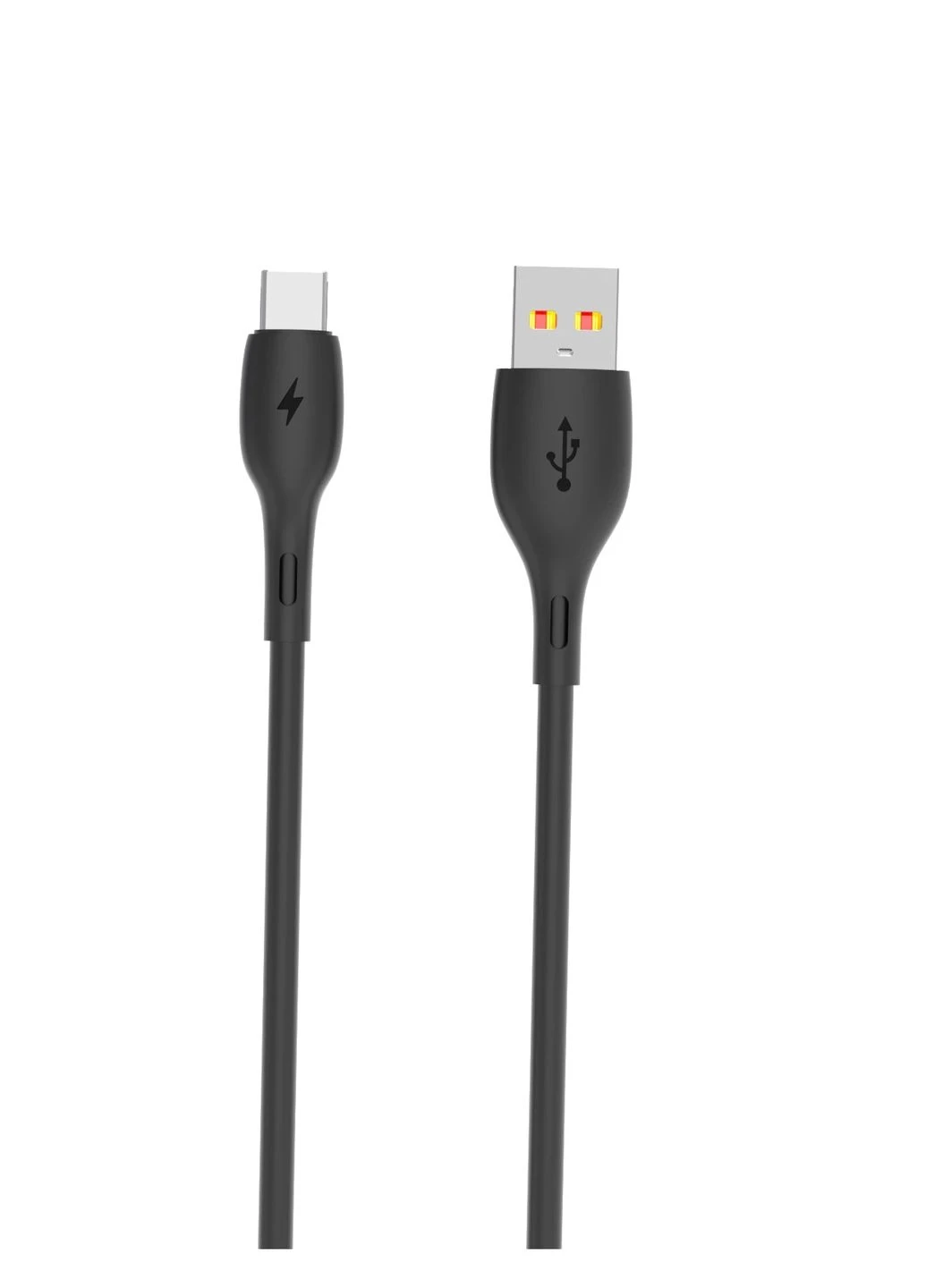 Кабель S22T Soft Silicone USB - USB Type-C (M/M), 1 м, Black (SDUSB-000604) SkyDolphin (401048365)