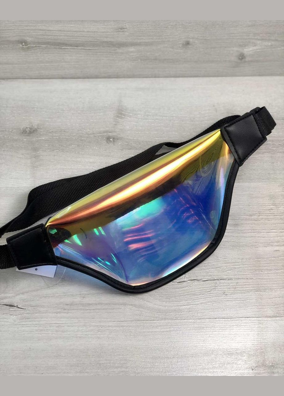 Жіноча нагрудна сумка бананка із перламутрового силікону WeLassie (298566902)