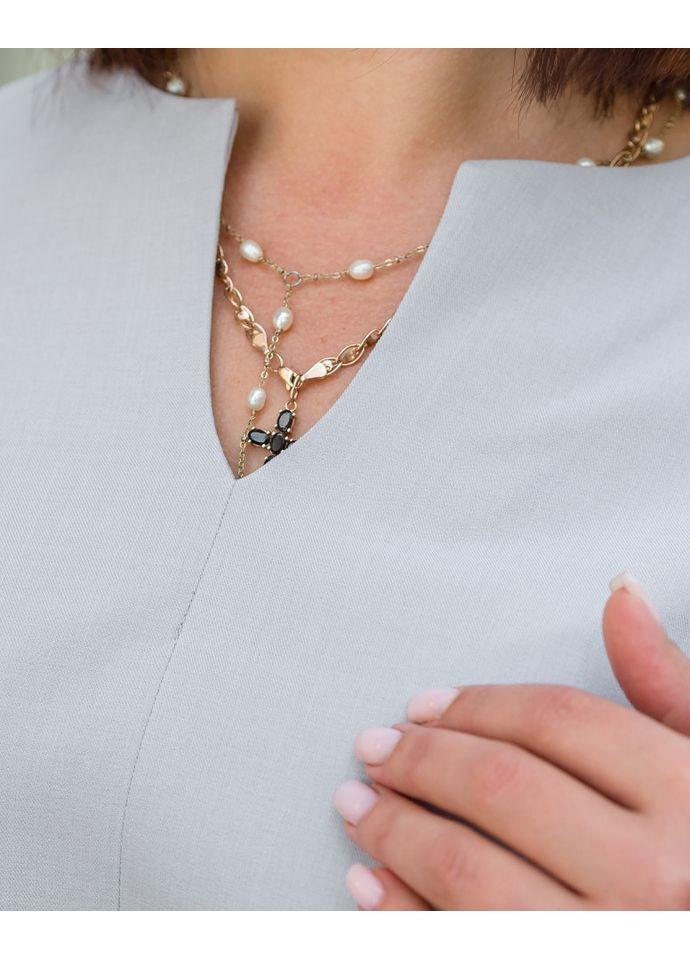 Світло-сіра плаття 14573-2 Alenka Plus