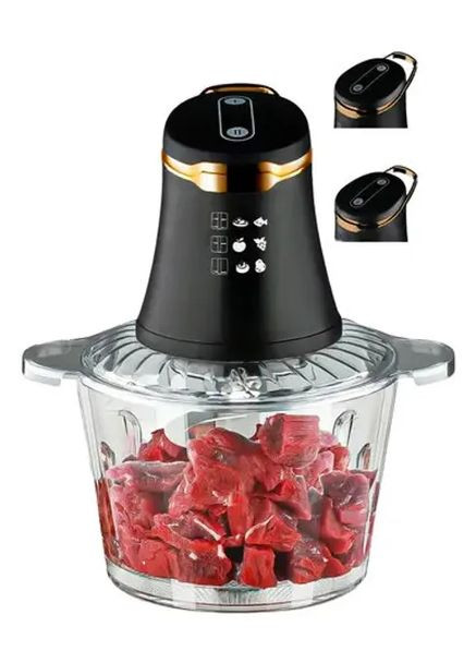 Подрібнювач електричний / Кухонний блендер чоппер із чашею Domotec MS 7041 600Вт 3л 32х22х12 см HelferHoff (361081385)