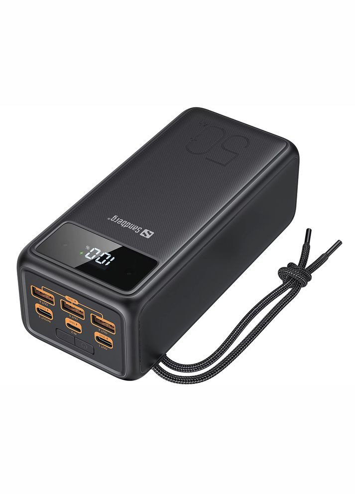 УМБ PD 50000mAh 130W PD, 3хUSB 3xTypeC LED 2W Sandberg (315435248)