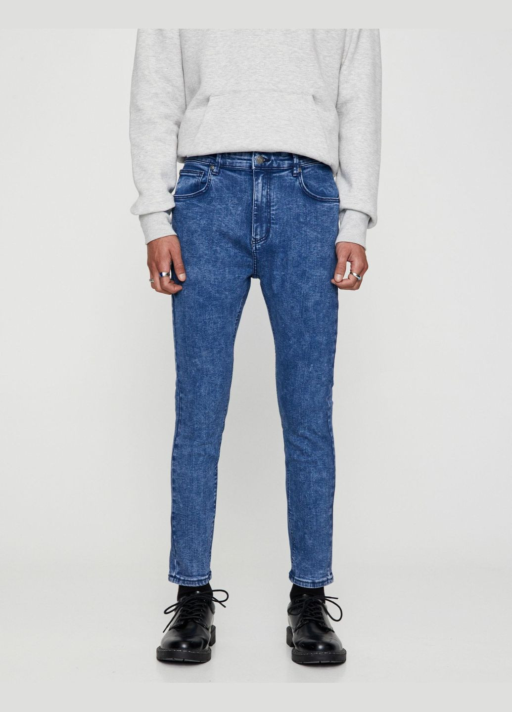 Синие джинсы демисезон,синий, Pull & Bear