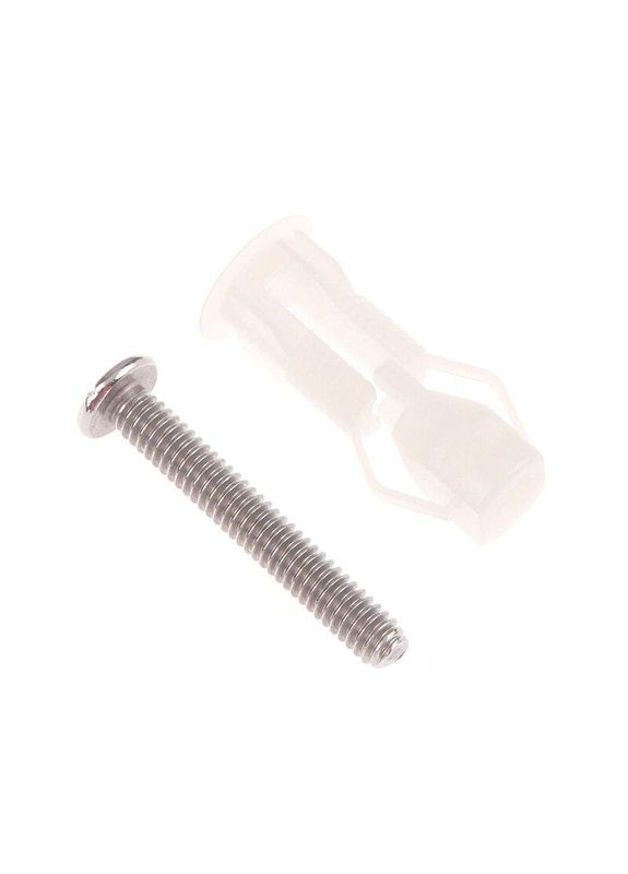 Розширювальний дюбель / болт для прихованих унітазів пластмасовий 2 шт (NRРВ-02) No Brand (303627419)