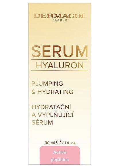 Увлажняющая и разглаживающая сыворотка Hyaluron Plumping & Hydrating Serum 30ml (1287887-141281) Dermacol (368635324)