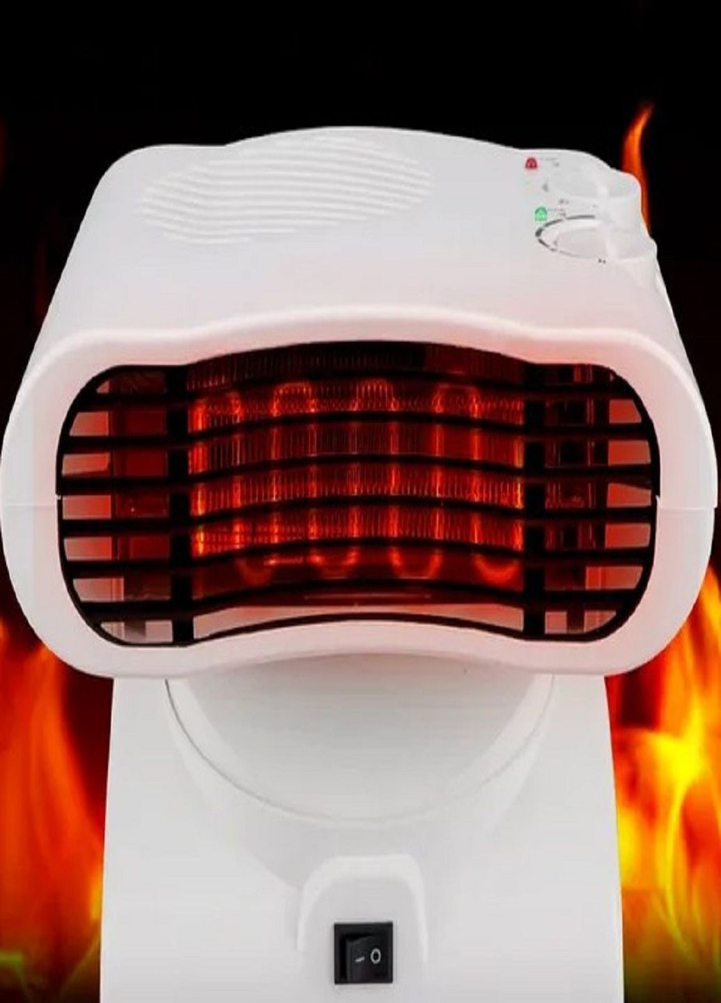 Электрический тепловентилятор R 1185 дуйчик обогреватель с регулировкой потока воздуха 2000Вт Белый RAF (305836657)