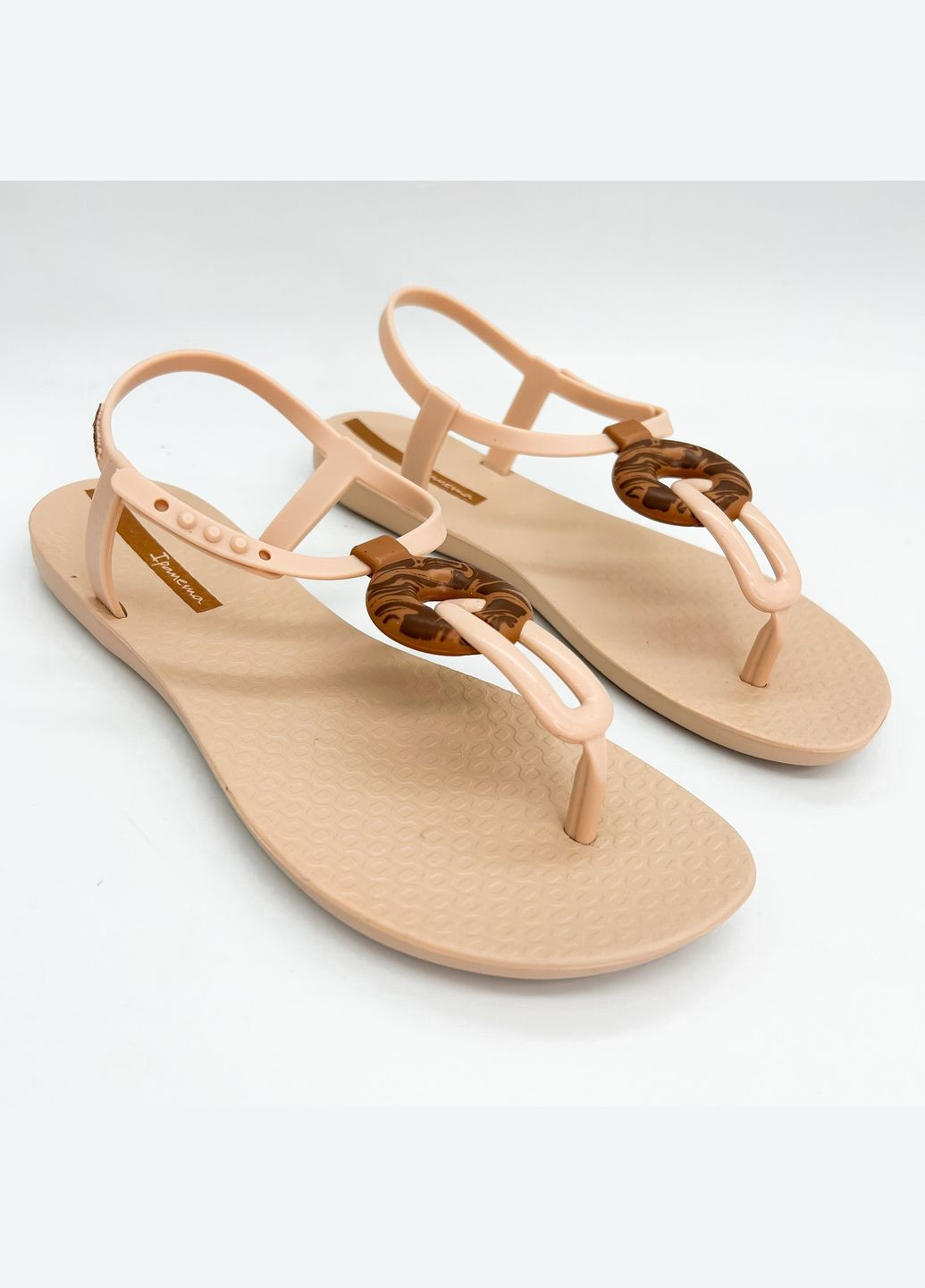 Бежевые вьетнамки/сланцы (р) резина 0-1-1-83513 Ipanema