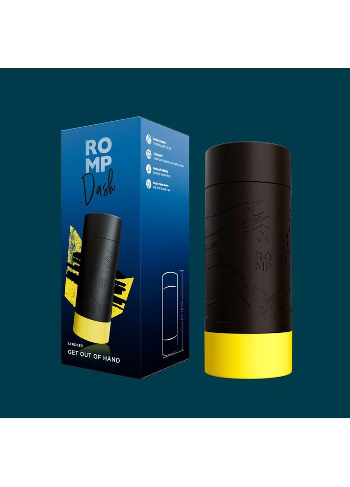 Мастурбатор Анус у колбі Dash з ефектом всмоктування Romp (303895472)