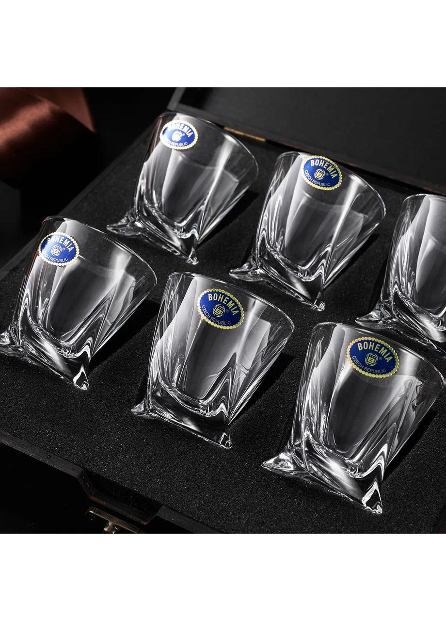 Подарочный набор 6 стопок Quadro Bohemia (364550611)