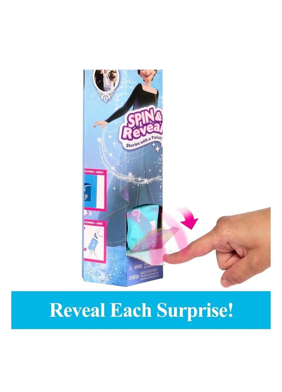 Лялька-cюрприз Disney Frozen – Anna Spin & Reveal, Крути та прояви Анна Крижане серце Mattel (338623042)