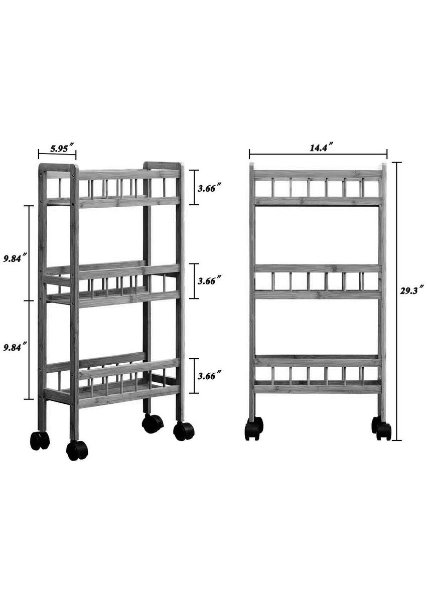 Этажерка из дерева для ванной на колёсиках Ламонт корица (АБТ-005833) No Brand (328209458)