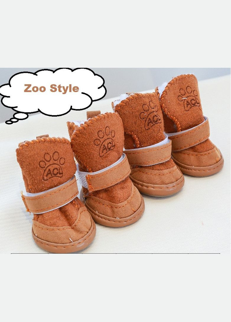 Чоботи для собак Pet Style "Уггі" Коричневі 1 No Brand - (323233448)