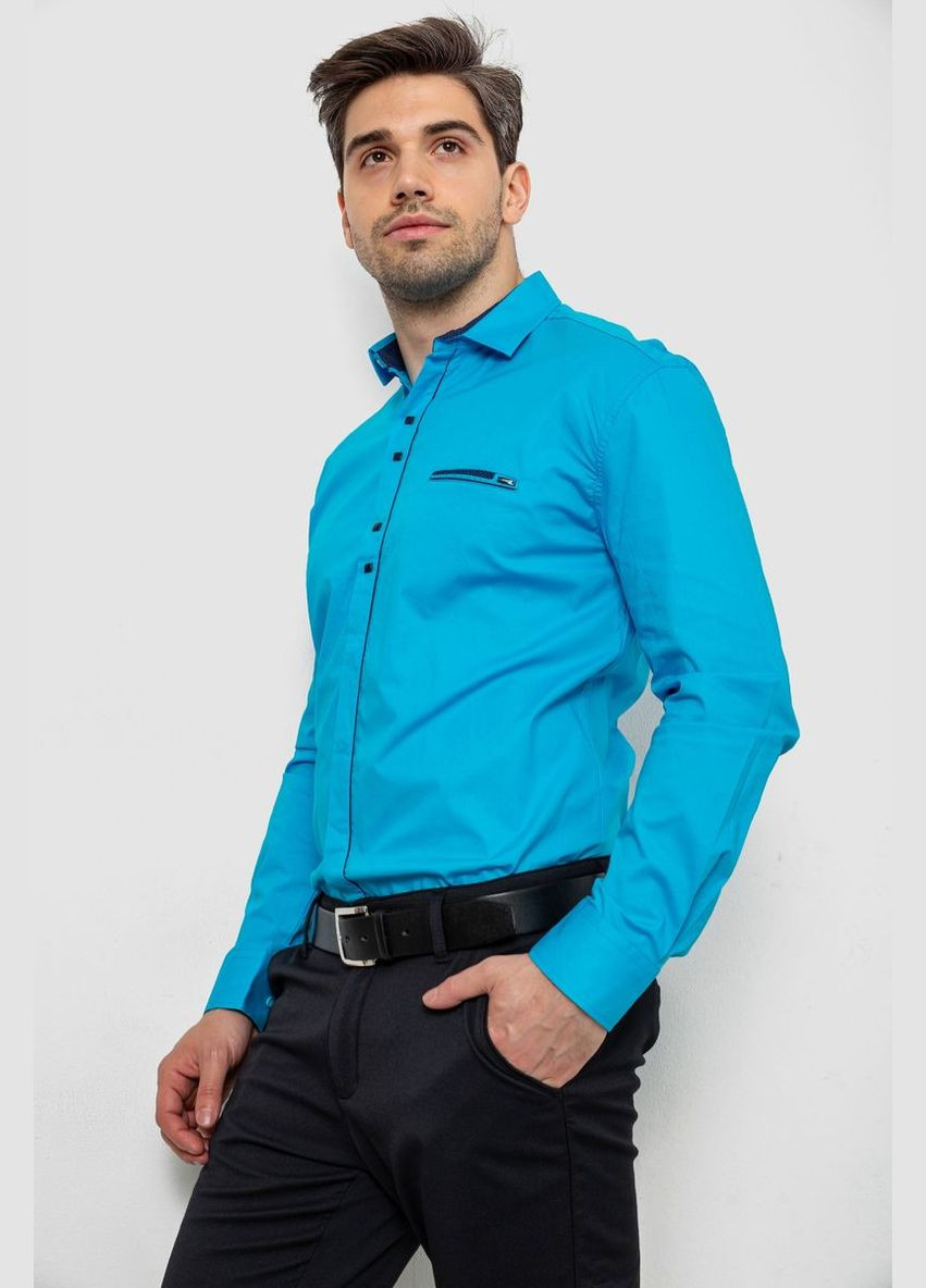 Голубой рубашка Ager