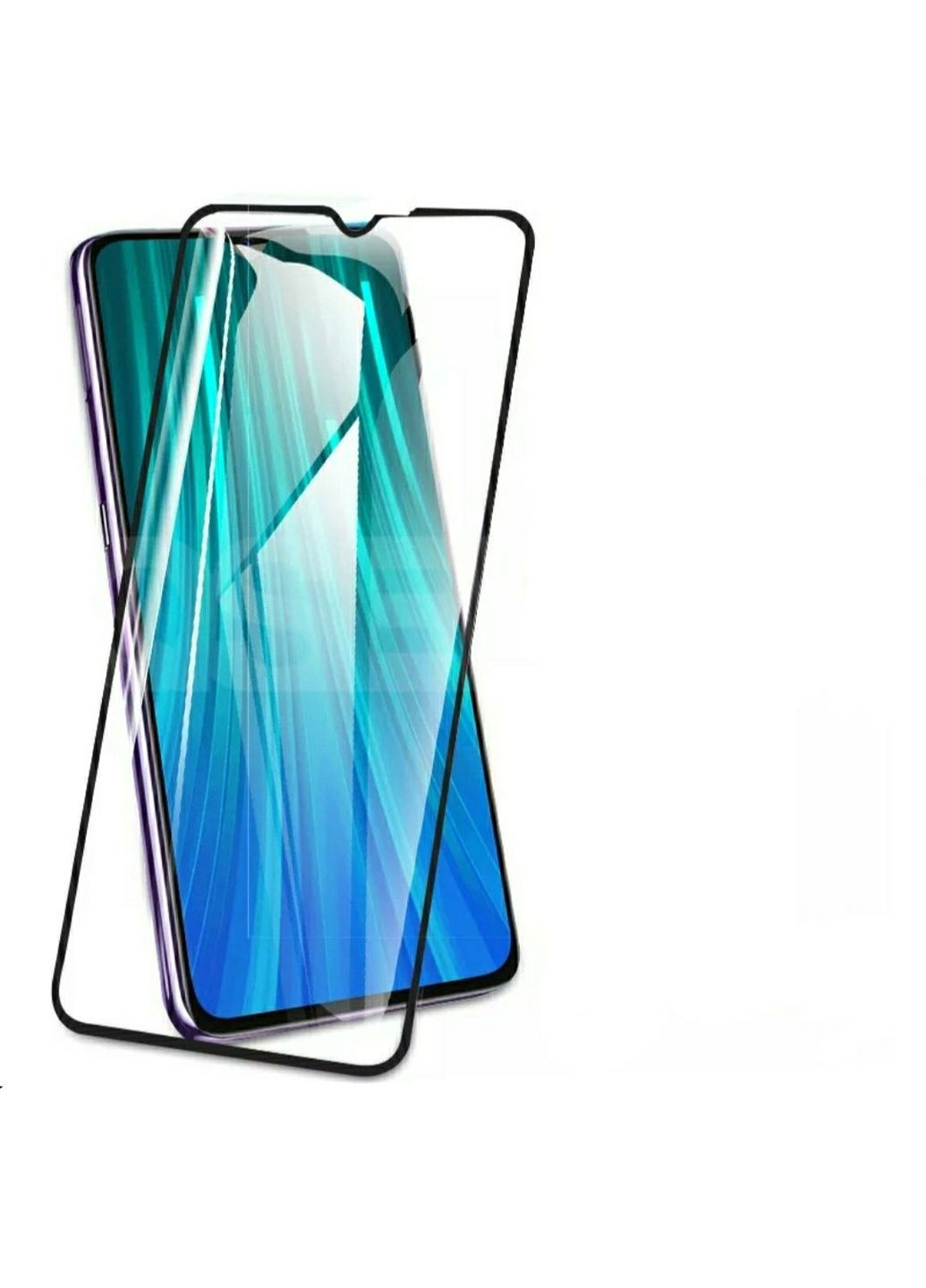 Загартоване захисне скло на Xiaomi Redmi Note 8 Pro Чорне X-level (335257937)