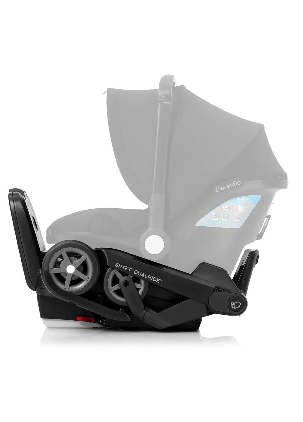 Автокрісло Shyft SensoreSafe DualRide Beaufort Black () Evenflo 032884203376 (328393550)