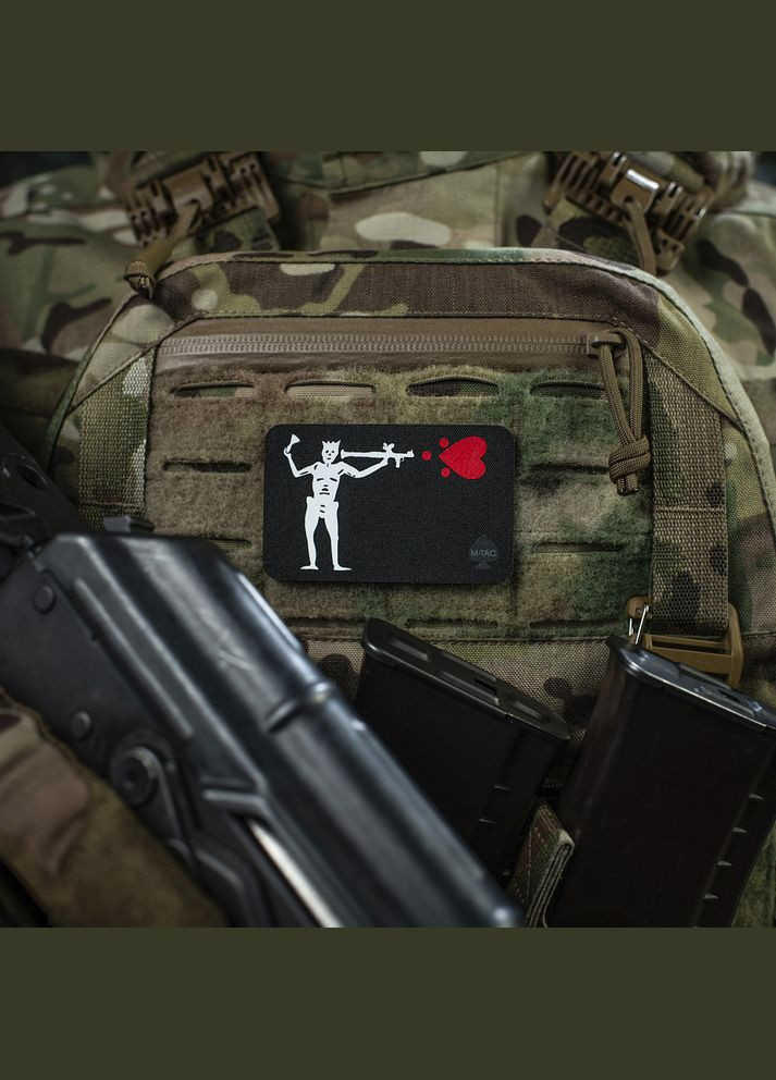 Нашивка прапор Чорна Борода РПГ-7 Black M-TAC (315047963)